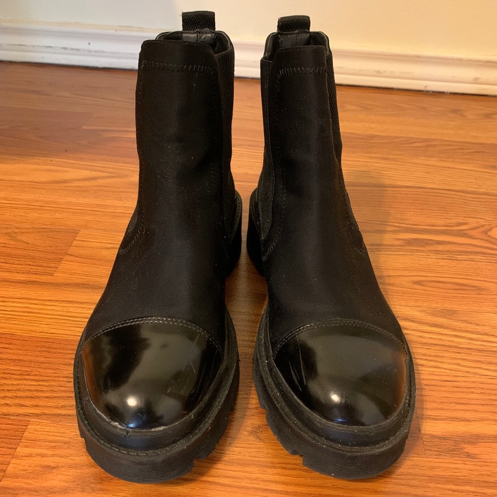 Lug sole Zara boot sz8